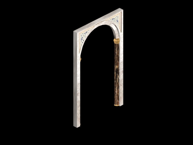 moroccan arch door